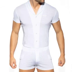 Body Manches Courtes Blanc