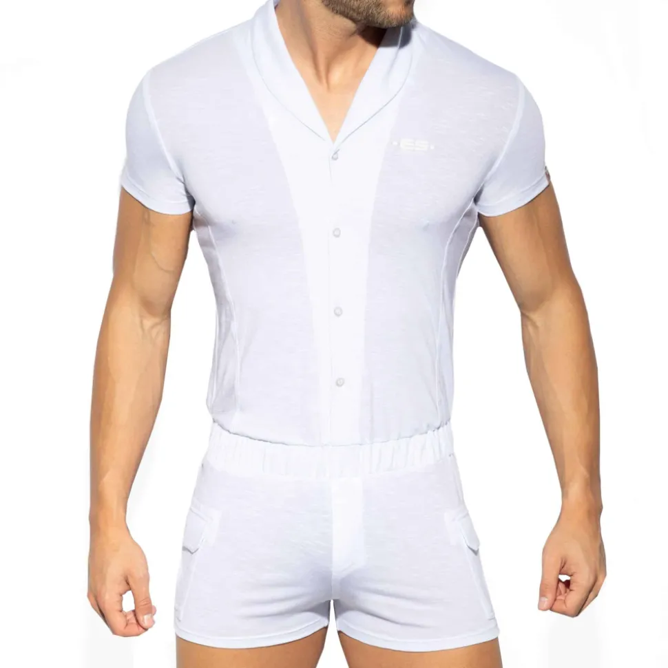 Body Manches Courtes Blanc