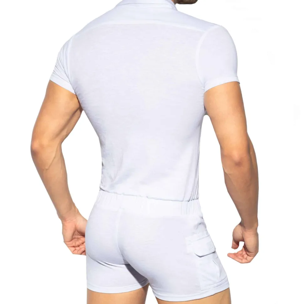Body Manches Courtes Blanc