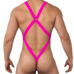 Body Mesh Rose Vif
