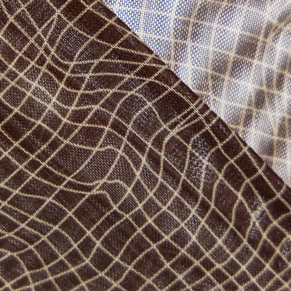 Boxer Abstract Résille Marron