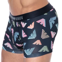 Boxer All Over Microfiber Bleu Marine