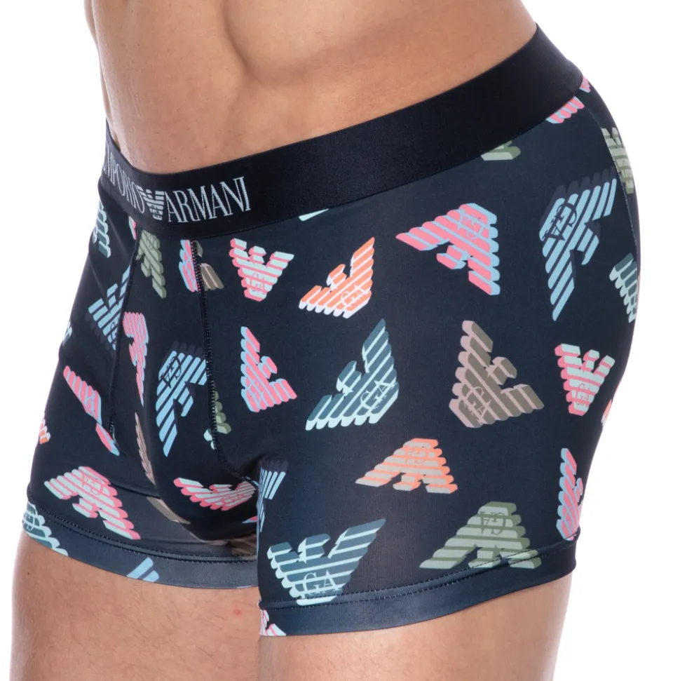 Boxer All Over Microfiber Bleu Marine