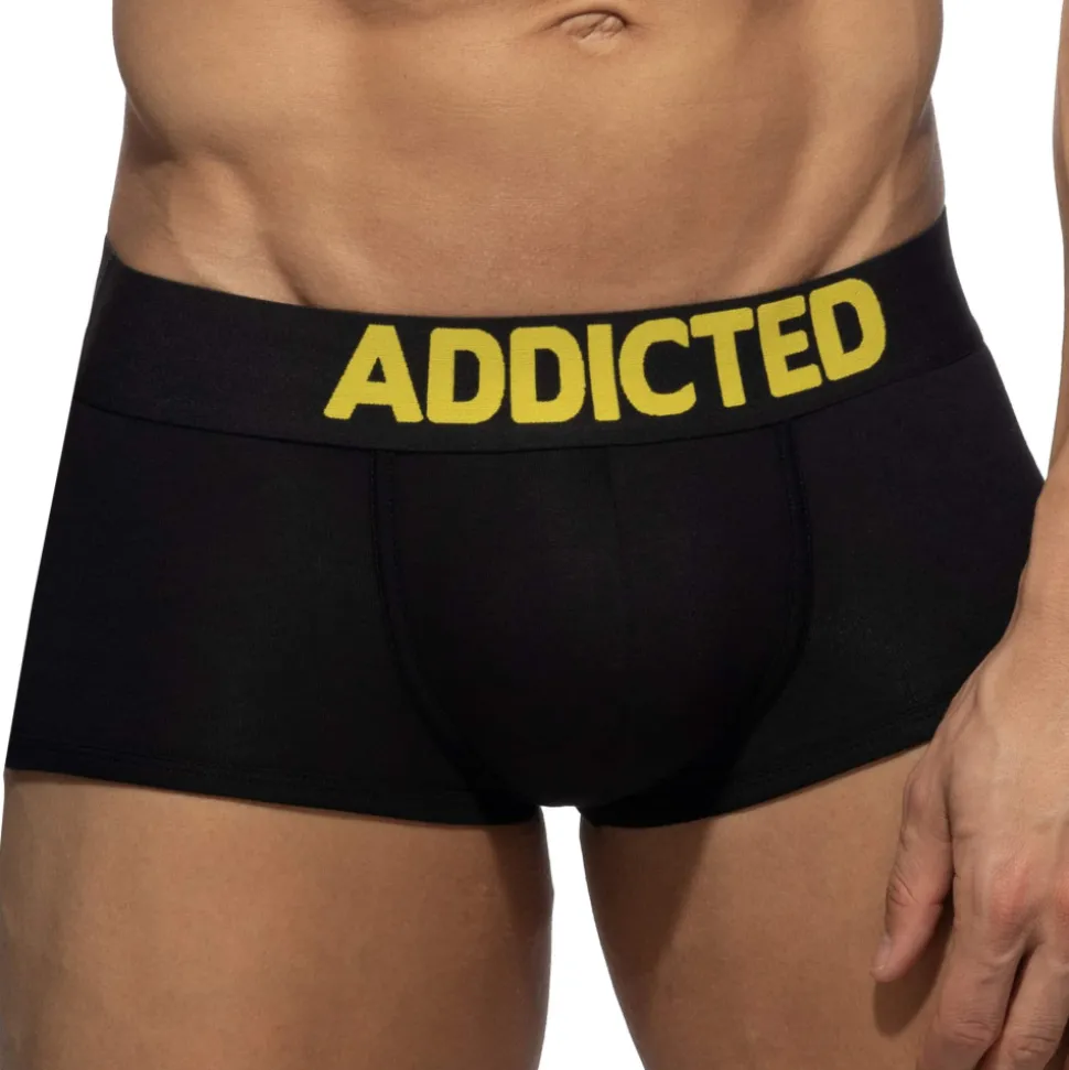 Boxer Black Soft Noir - Jaune