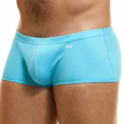 Boxer Brazil Cut Peace Coton Bleu Turquoise