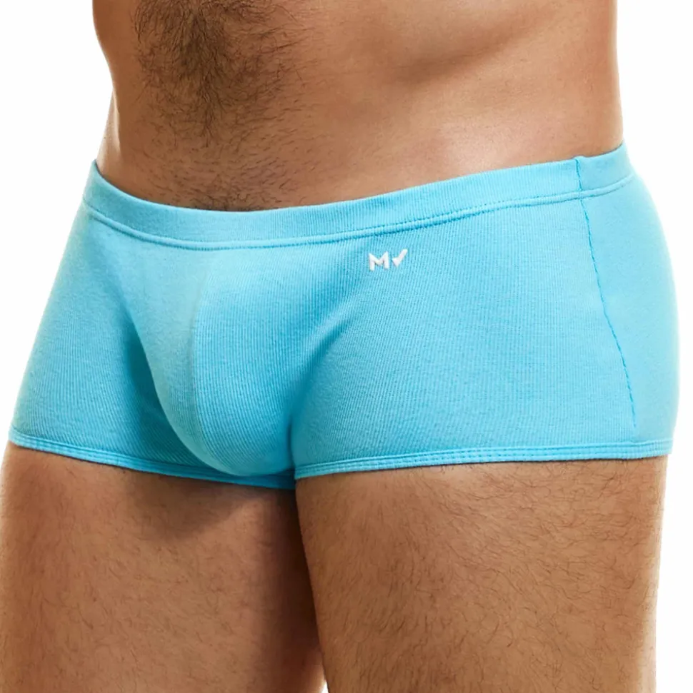 Boxer Brazil Cut Peace Coton Bleu Turquoise