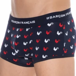 Boxer Coq Gaulois Bleu Marine