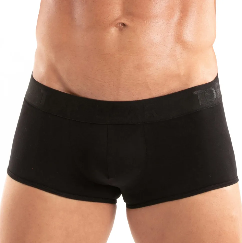Boxer Court Access Coton Noir