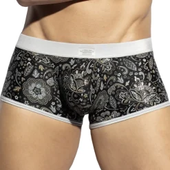 Boxer Court Arabic Noir - Argent