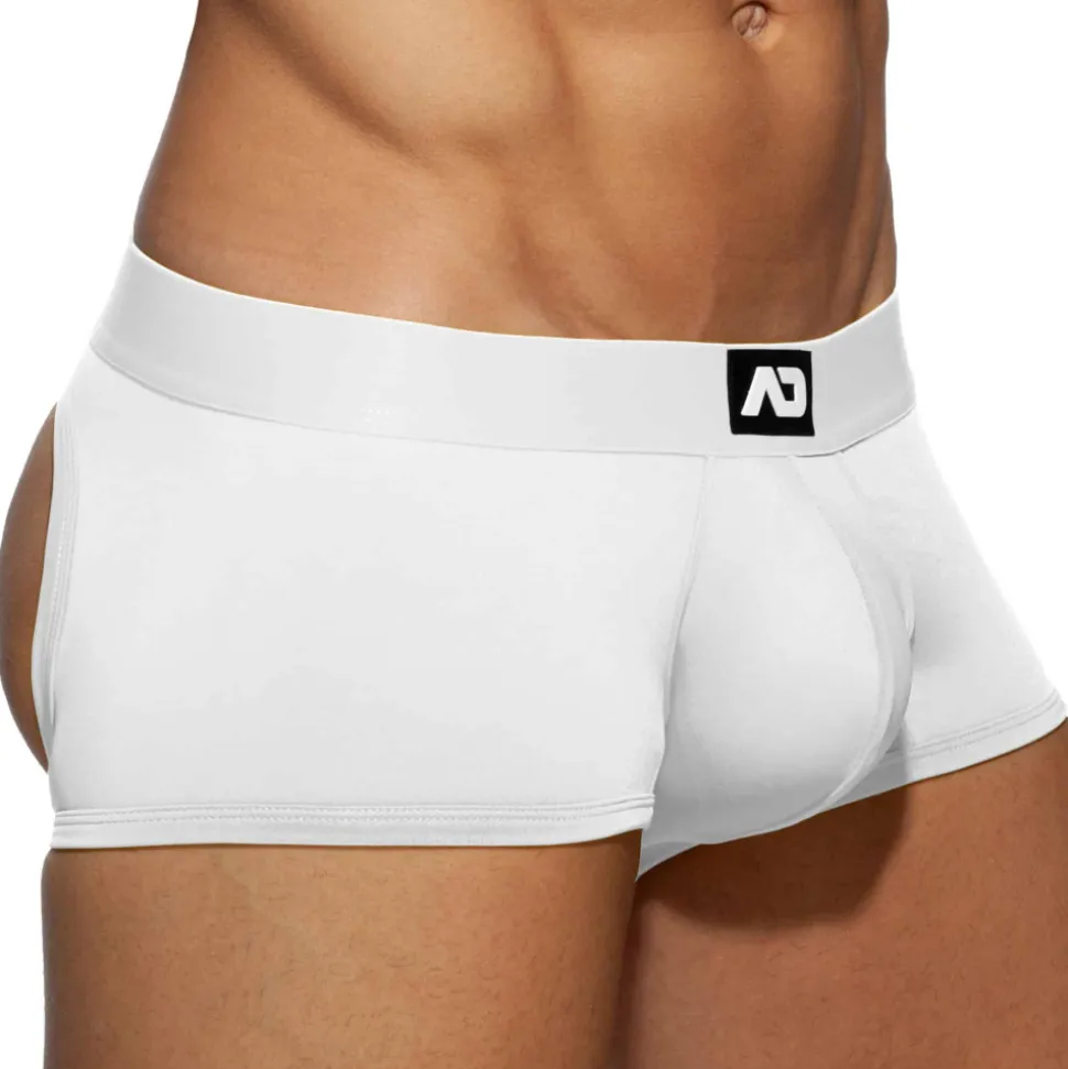 Boxer Court Empty Bottom Fetish Blanc