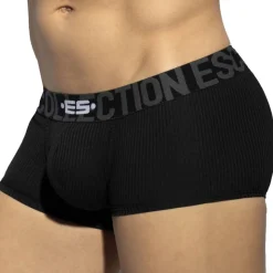 Boxer Court Recycled Rib Noir