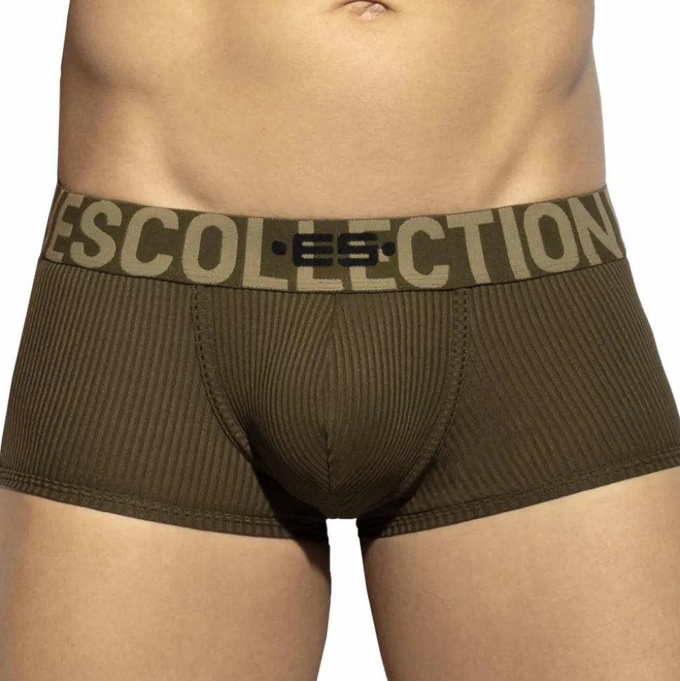 Boxer Court Recycled Rib Kaki