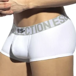 Boxer Court Recycled Rib Blanc