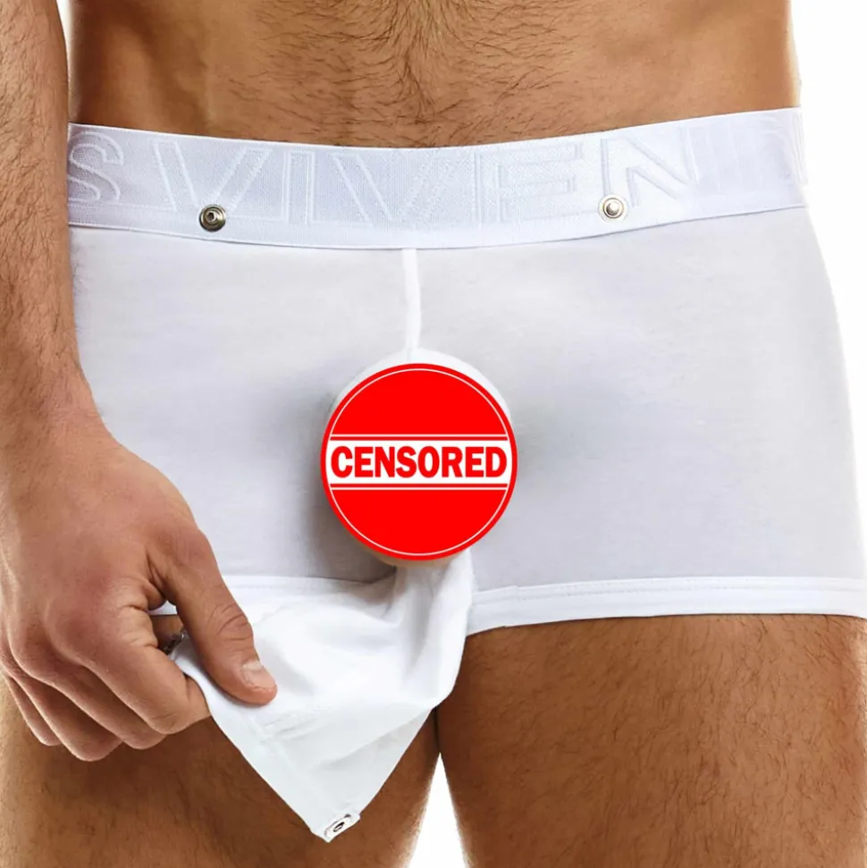 Boxer Glory Hole Blanc