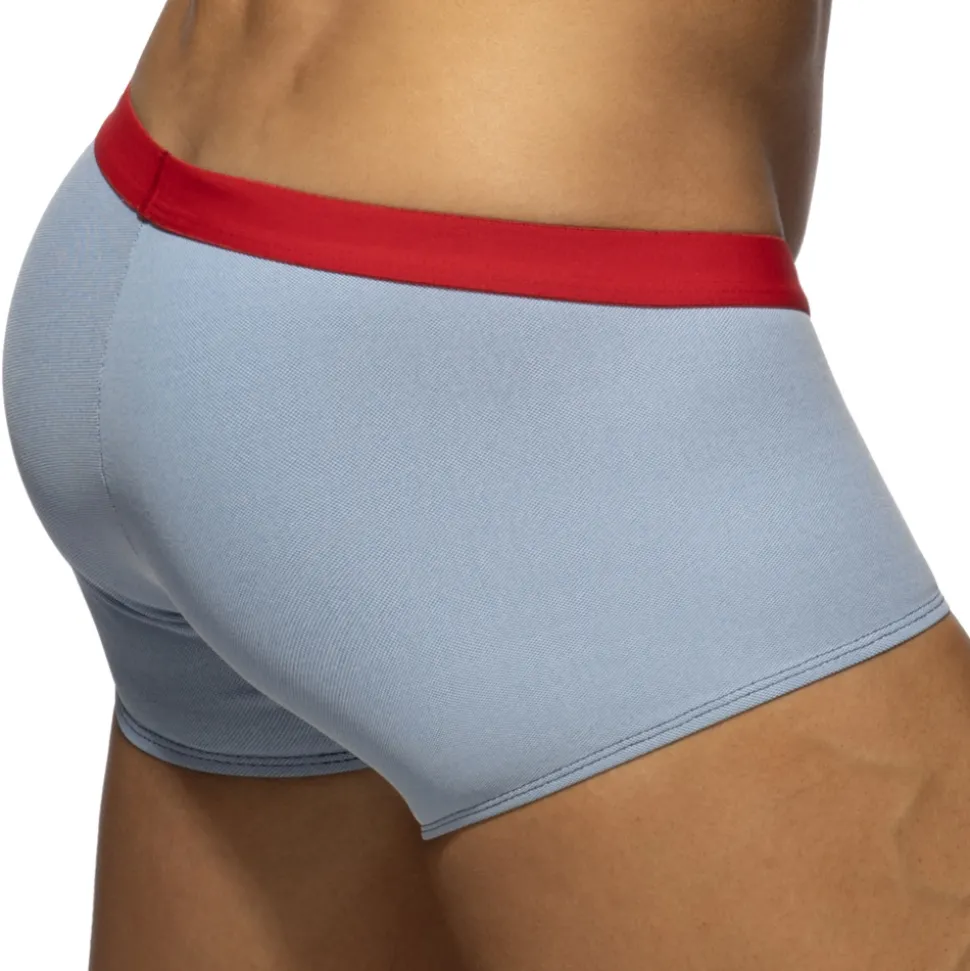 Boxer Jeans Piqué Bleu
