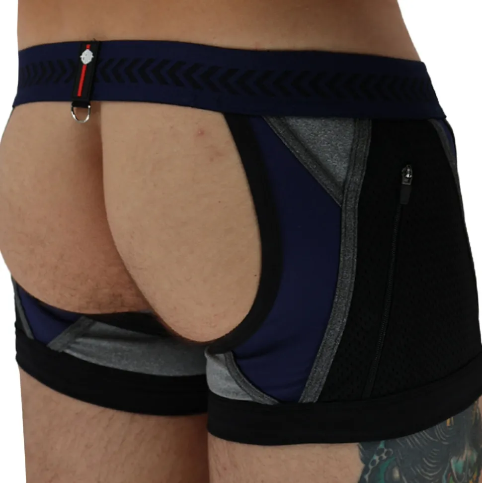 Boxer Jock Chock Mister Luxe Bleu Marine