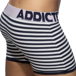 Boxer Long Sans Couture Marinière