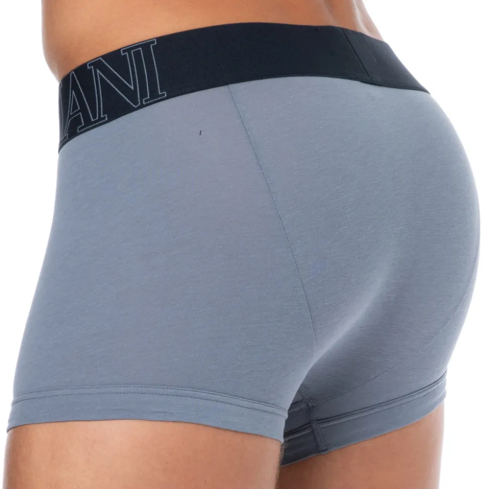 Boxer Megalogo Coton Gris Pierre