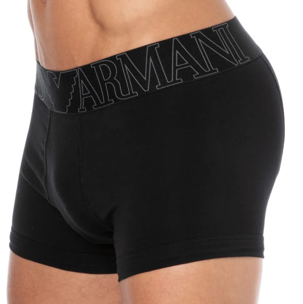 Boxer Megalogo Coton Noir