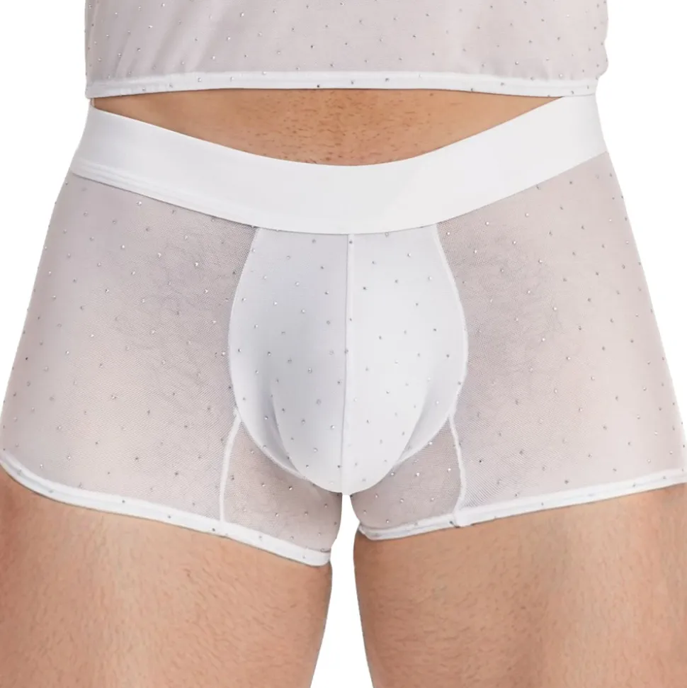 Boxer Night Glow Blanc