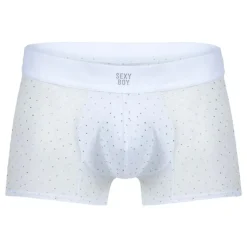 Boxer Night Glow Blanc