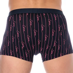 Boxer Saint-Valentin Imprimé Bleu Nuit