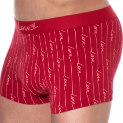Boxer Saint-Valentin Imprimé Rouge