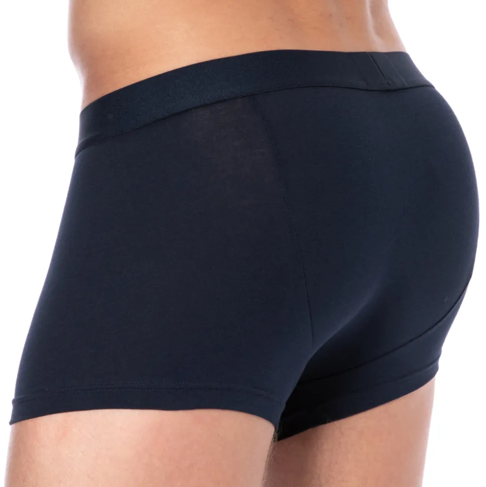 Boxer Saint-Valentin Uni Bleu Nuit