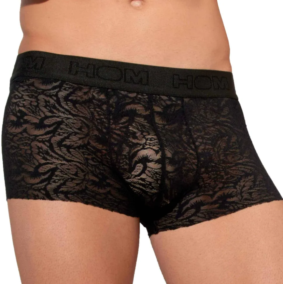 Boxer Temptation Free Cut Lace Noir