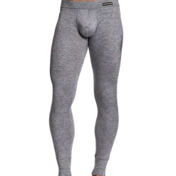 Caleçon Long Mohair Gris Chiné