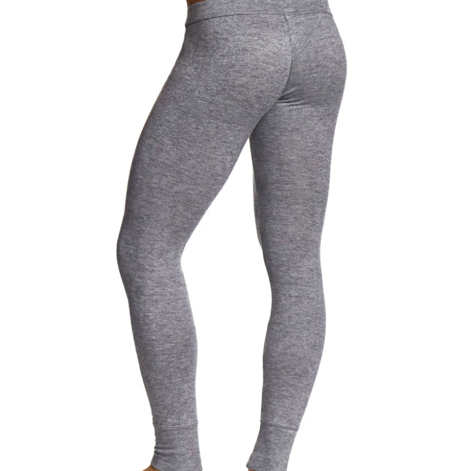Caleçon Long Mohair Gris Chiné