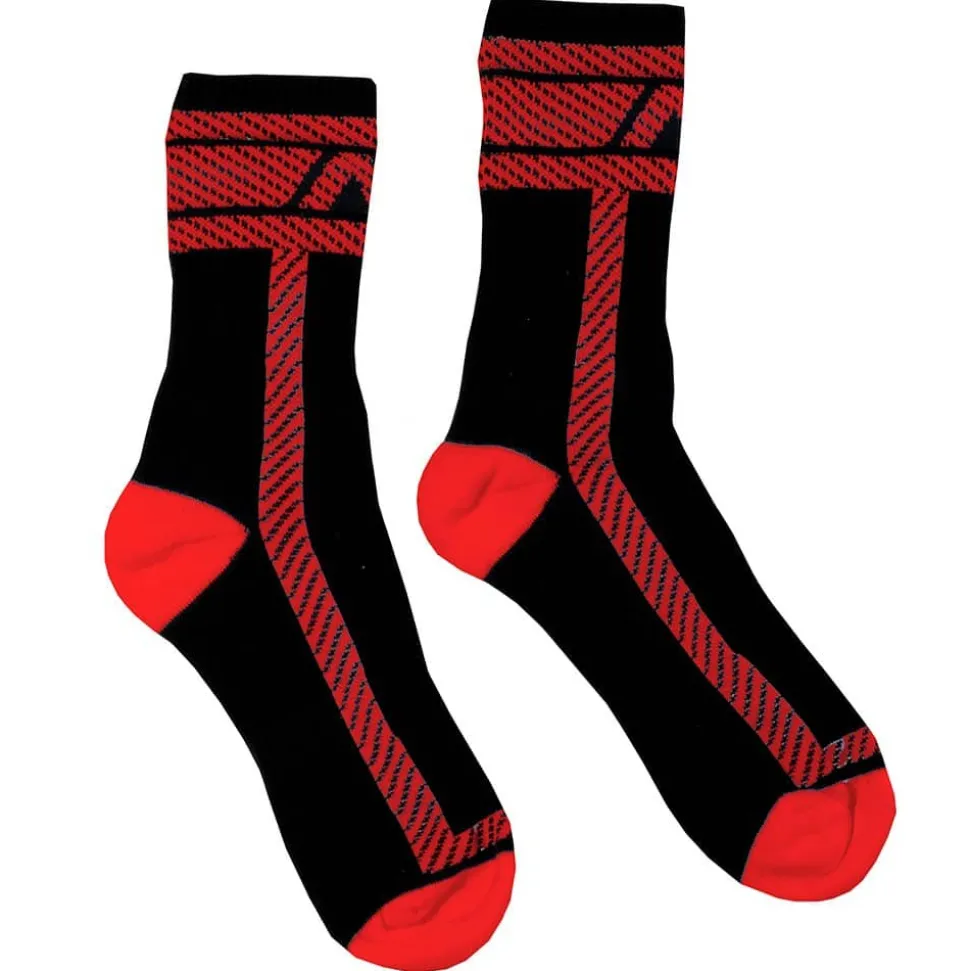 Chaussettes Fetish - Noir - Rouge