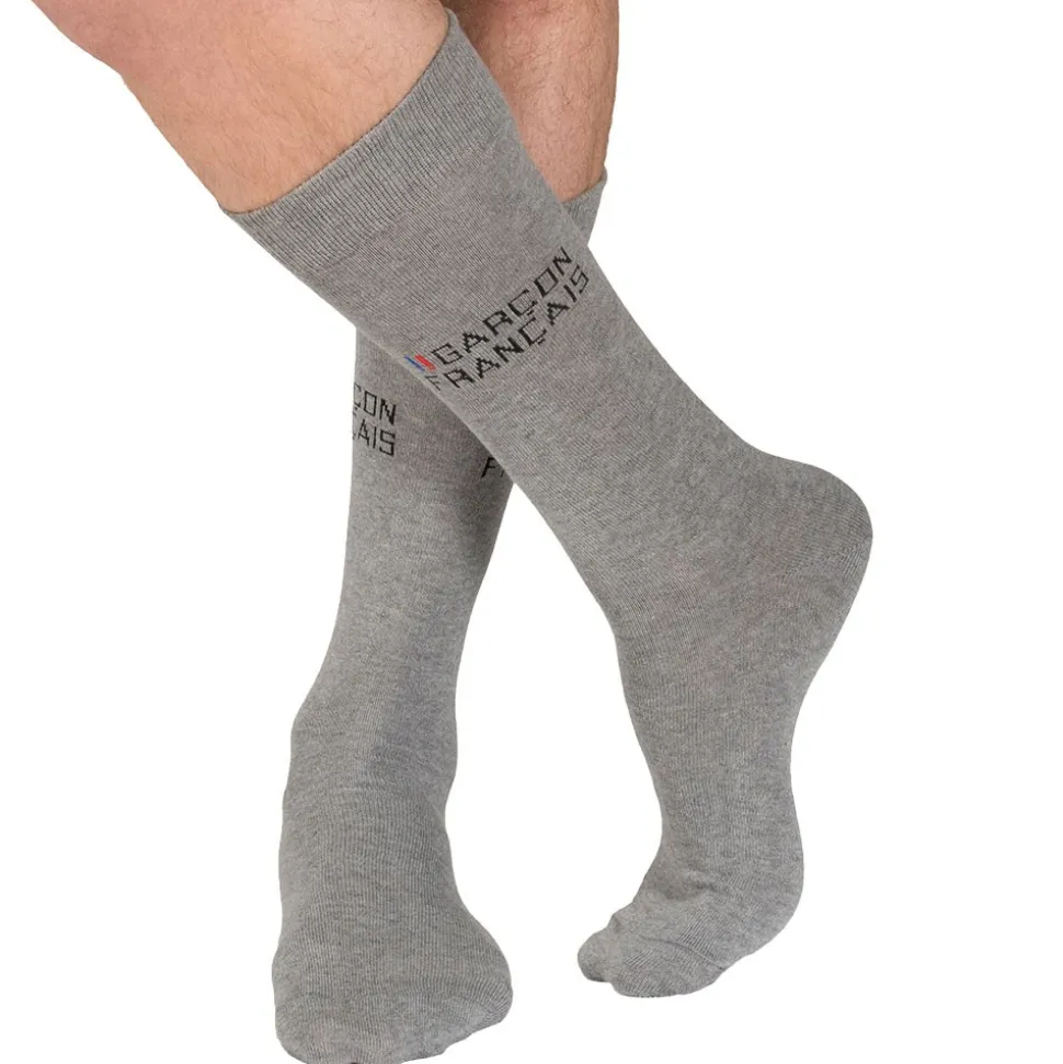 Chaussettes Grises