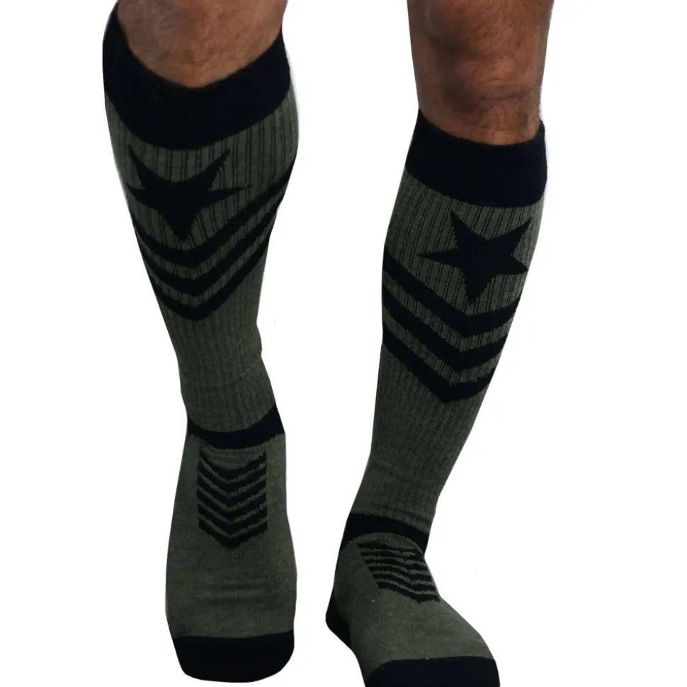 Chaussettes Hautes Cockpit Kaki