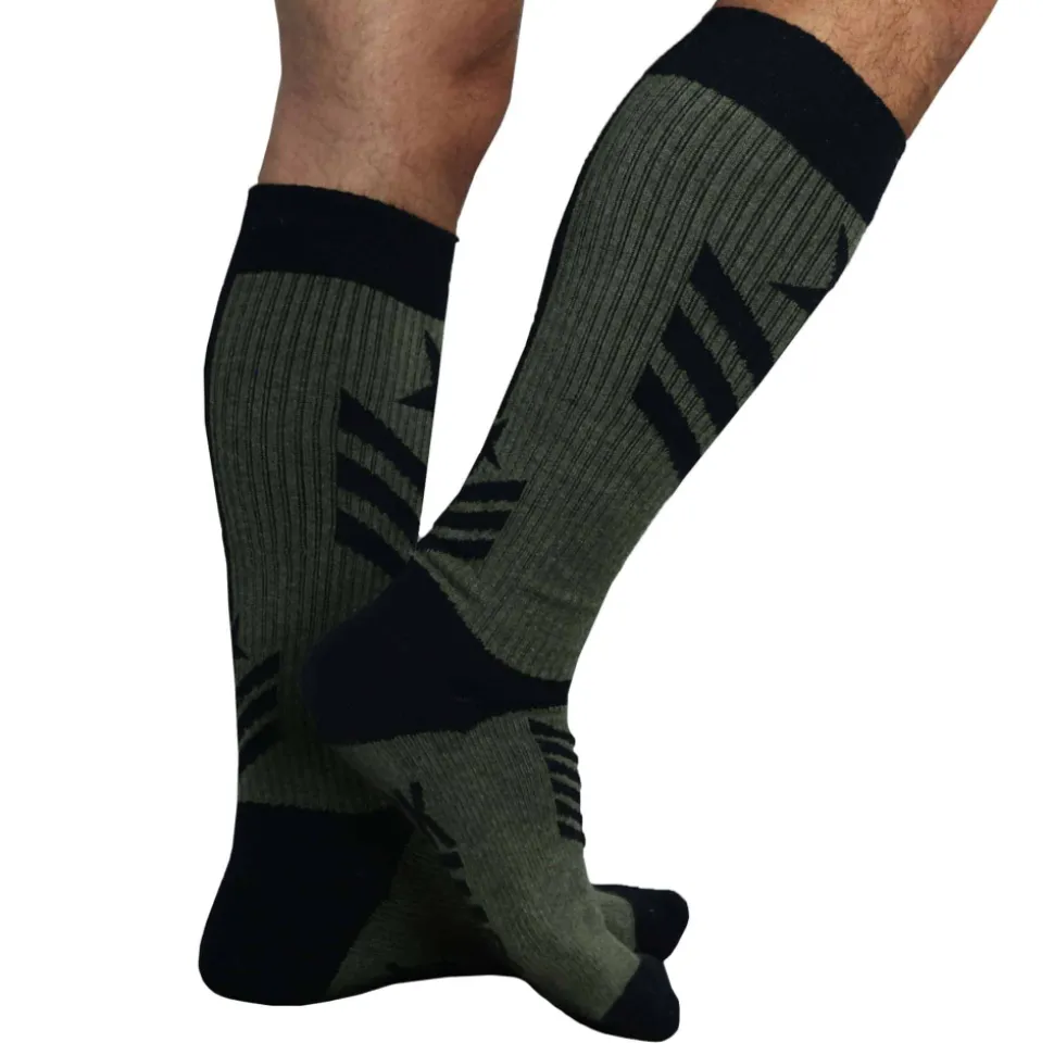 Chaussettes Hautes Cockpit Kaki