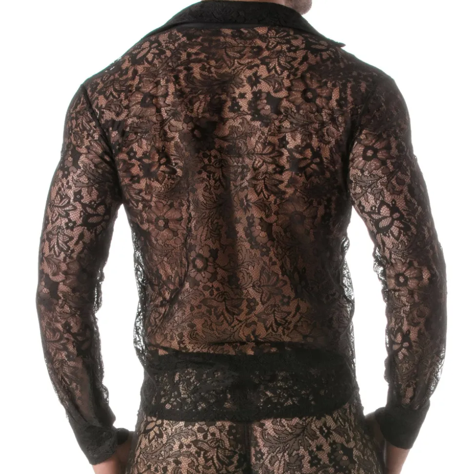 Chemise en Dentelle Noire