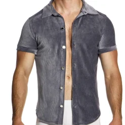 Chemisette Corduroy Gris