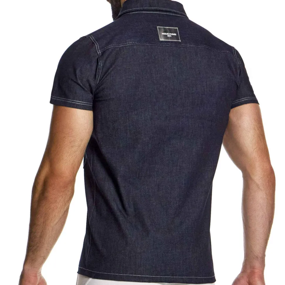Chemisette Denim Bleue