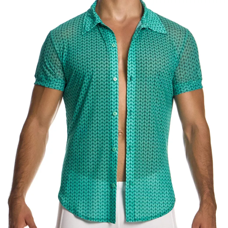 Chemisette Illusion Verte
