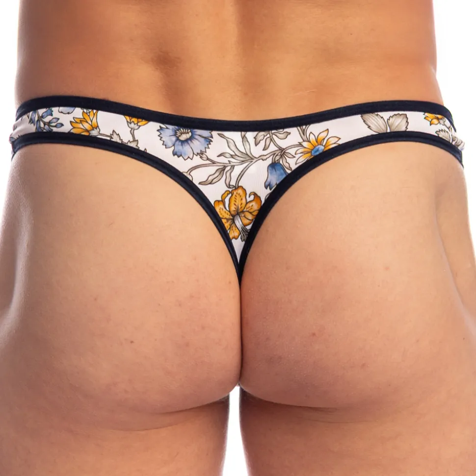 Cross String Bikini Sevres Blanc