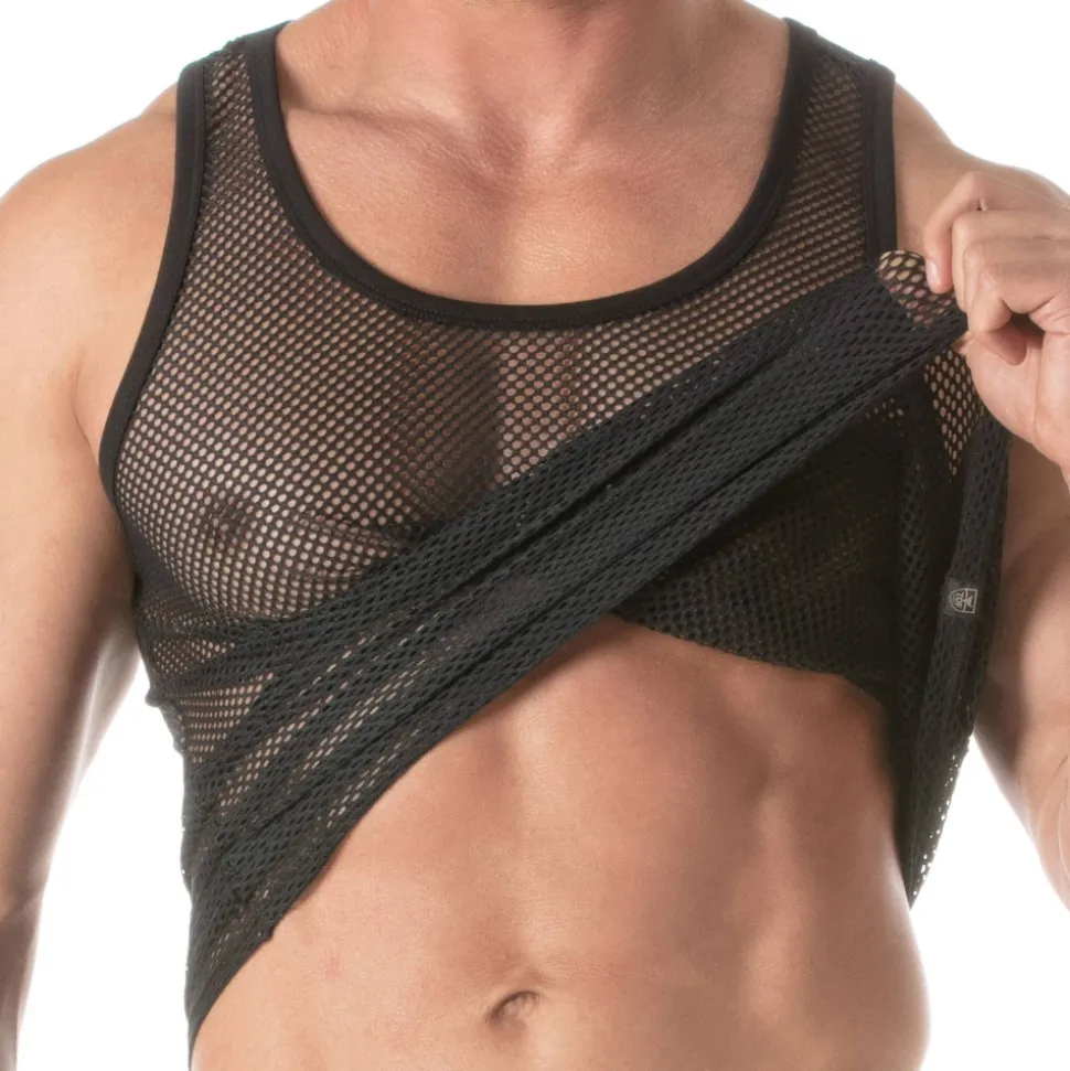 Débardeur Circuit Mesh Noir