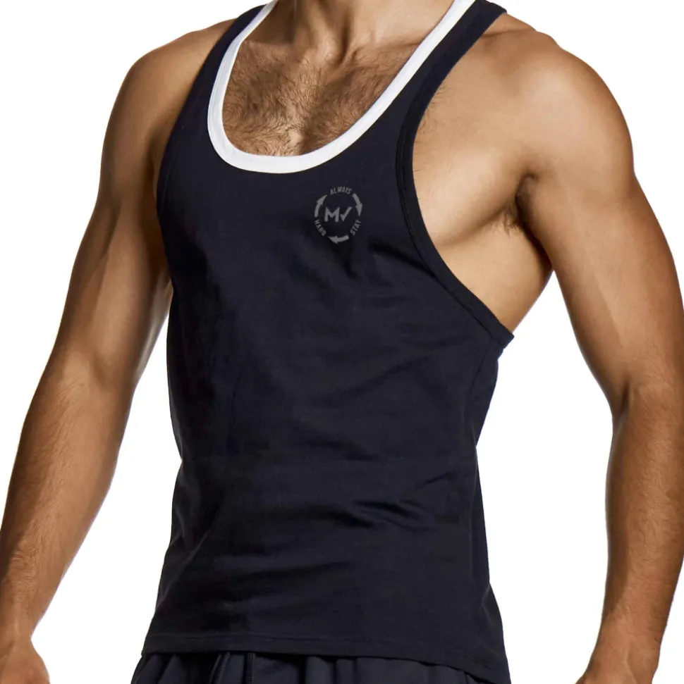 Débardeur Coton Athletic Noir