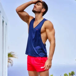 Débardeur Microfibre Bleu Marine