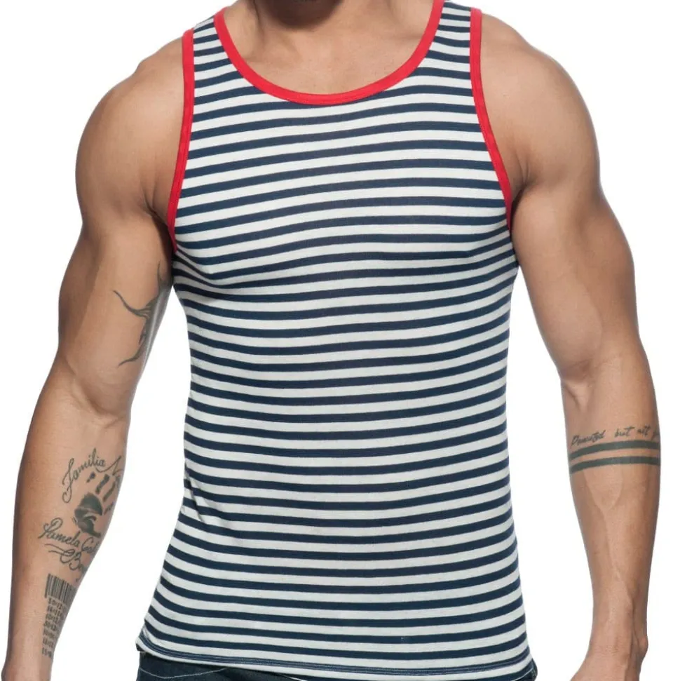 Débardeur Sailor Marinière - Rouge