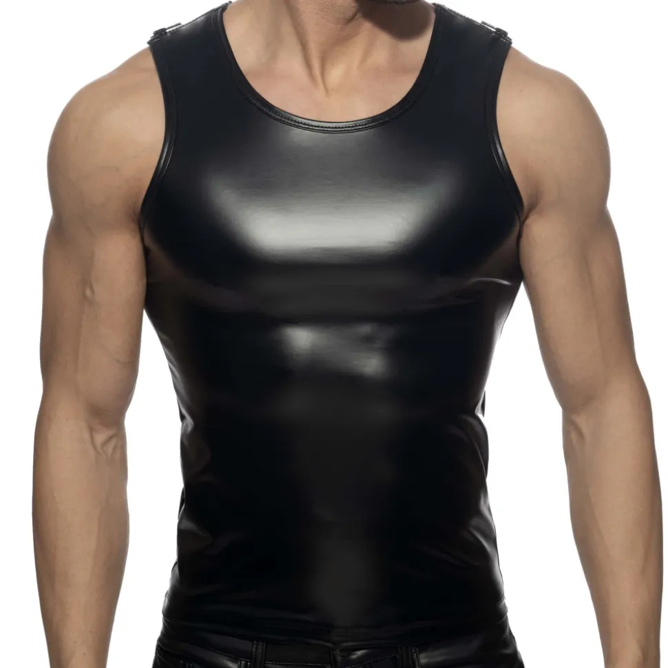 Débardeur Shoulder Zip Rub Noir