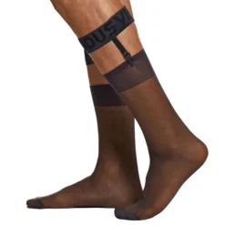 Fixe-Chaussettes Luxe Noirs
