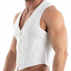 Gilet Chino Blanc