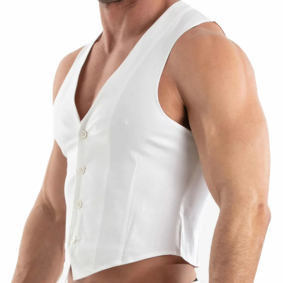 Gilet Chino Blanc