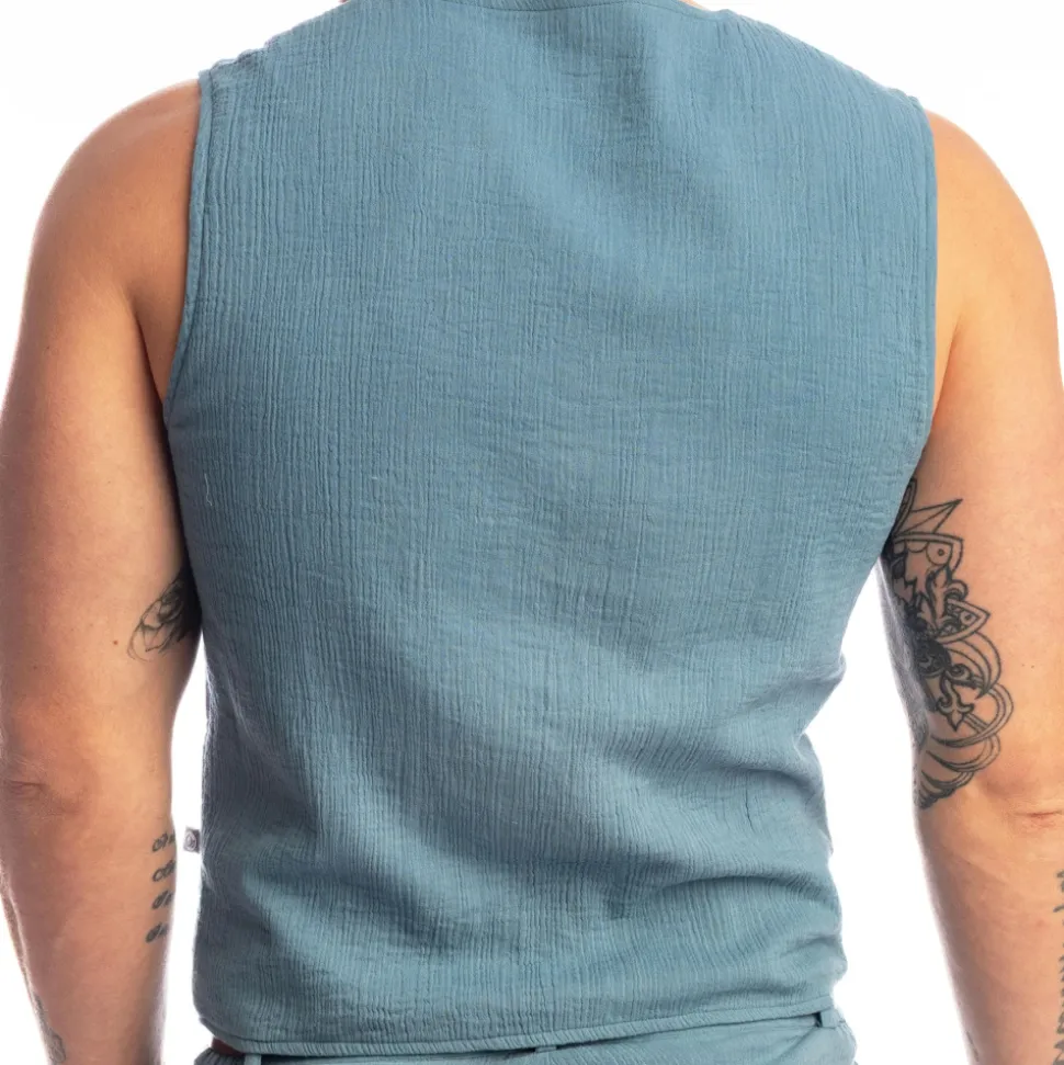 Gilet Palm Spring Bleu Alizé