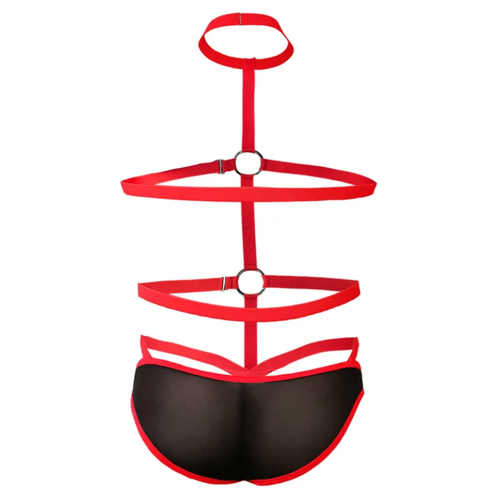 Harnais Daring R4VAGE Noir - Rouge